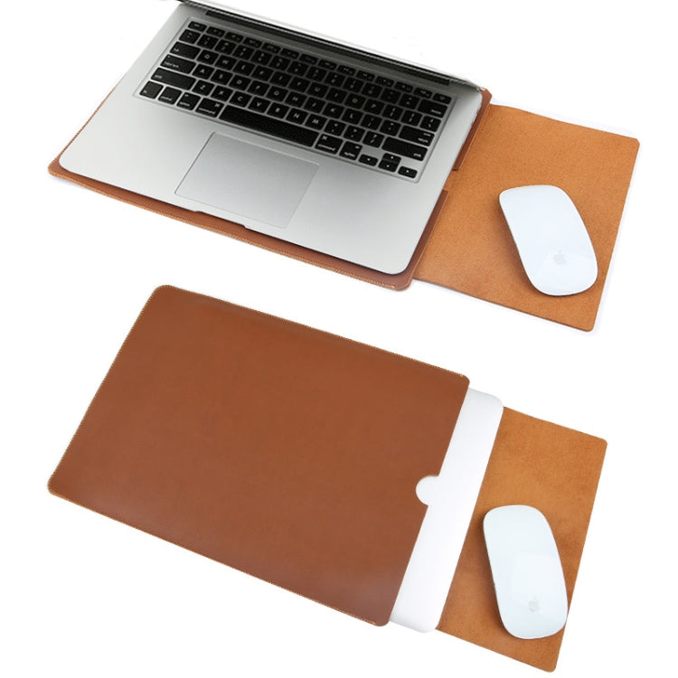 5 in 1 Exclusive designed Fashion  Laptop Bag  for MacBook Pro 13.3 inch /MacBook Air 13.3 inch（set）(Brown) - Protective Bags by buy2fix | Online Shopping UK | buy2fix