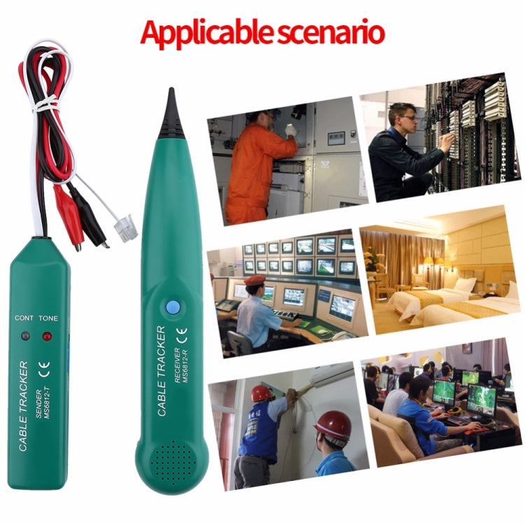 BSIDE MS6812 RJ11 & RJ45 Telephone Line Cable Tracker, Including Sender & Receiver by buy2fix