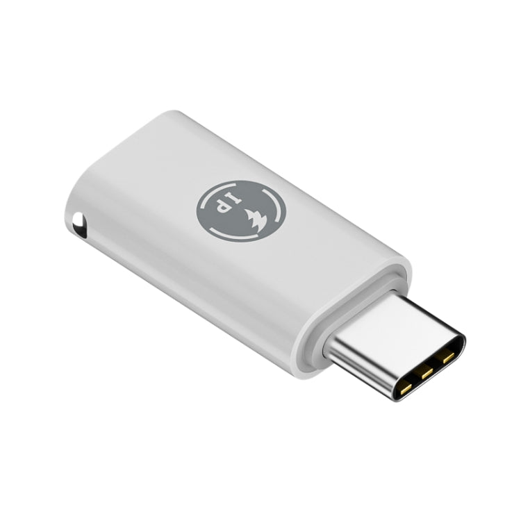 USB-C / Type-C Male to 8 Pin Female ABS Charging Adapter by buy2fix