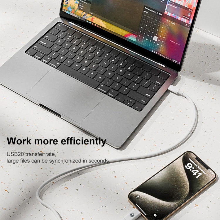 USB-C / Type-C Male to 8 Pin Female ABS Charging Adapter by buy2fix