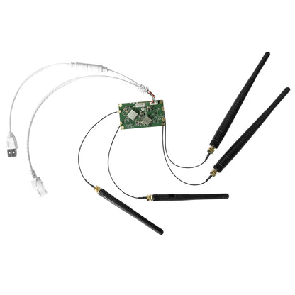 VM5G 1200Mbps 2.4GHz & 5GHz Dual Band WiFi Module with 4 Antennas, Support IP Layer / MAC Layer Transparent Transmission, Applied to Repeater / Bridge & AP & Remote Video Transmission by buy2fix