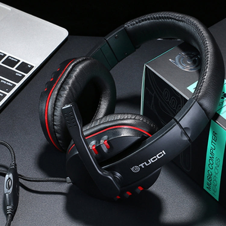 TUCCI X6 Super Bass Stereo PC Gaming Headset with Microphone - Multimedia Headset by TUCCI | Online Shopping UK | buy2fix