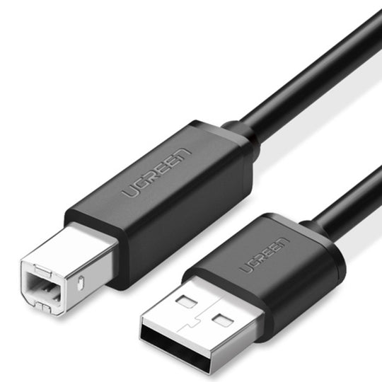 Câble de données de câble d'imprimante nickelé USB 2.0 UGREEN, pour Canon, Epson, HP, longueur du câble: 3 m