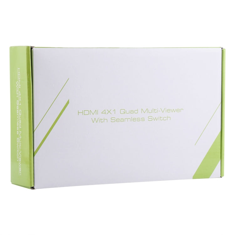 NEWKENG NK-C941 Full HD 1080P HDMI 4x1 Quad Multi-Viewer with Seamless Switch & Remote Control, EU Plug by buy2fix