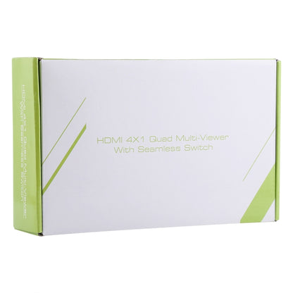 NEWKENG NK-C941 Full HD 1080P HDMI 4x1 Quad Multi-Viewer with Seamless Switch & Remote Control, EU Plug by buy2fix