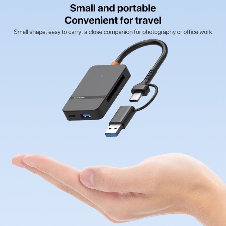 ADS-316 8 in 1 Type-C+USB Multi-function Card Reader by buy2fix