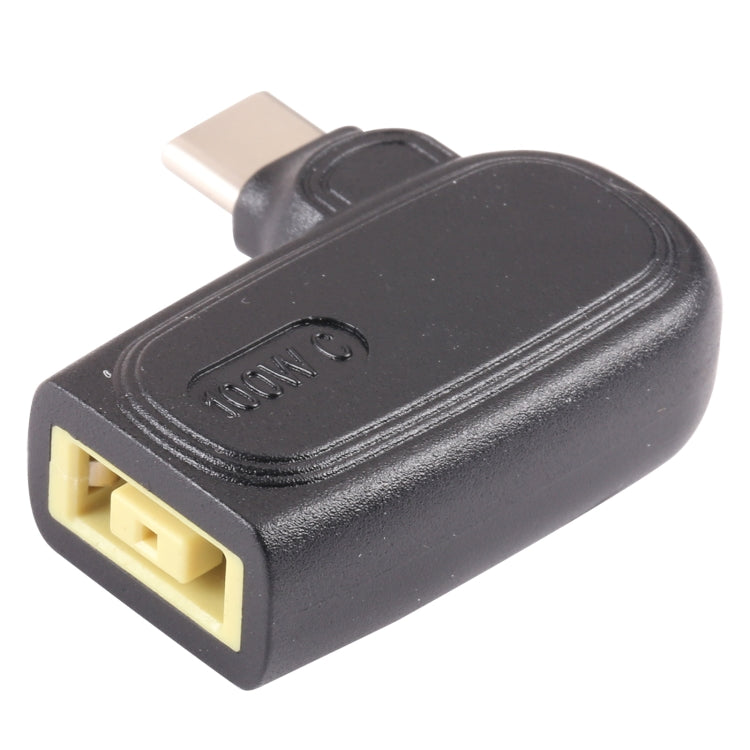 100W Big Square USB Female to USB-C/Type-C Male Plug Laptop Adapter Connector For Lenovo Thinkpad / ThinkBook / Xiaoxin by buy2fix