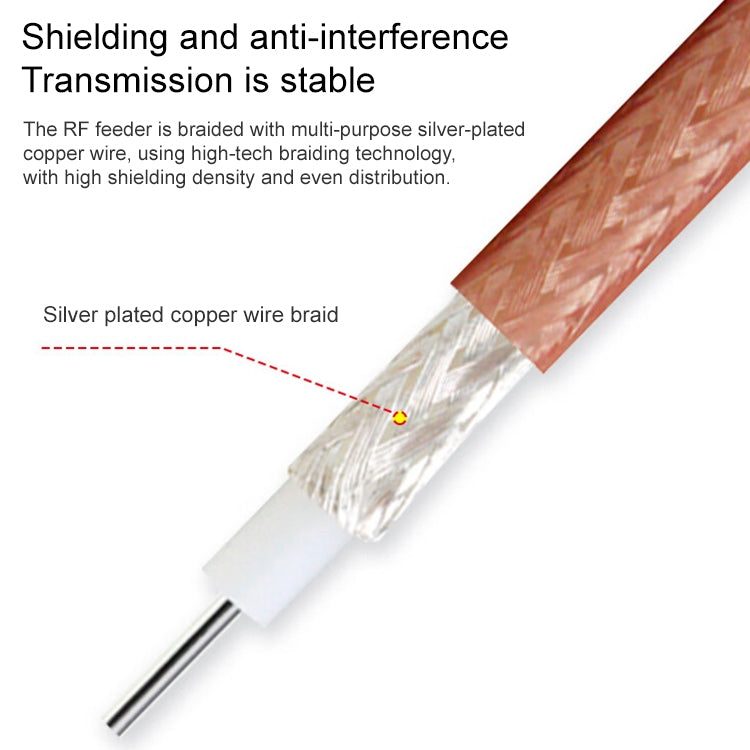 TS9 to RG316 Coaxial RF Connector Cable Extension Cable, Specification: 20 x 15cm by buy2fix