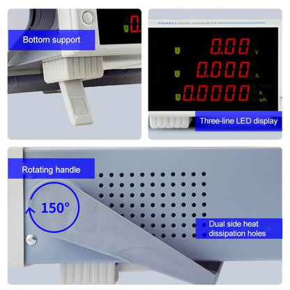 DCUU PM9915 Intelligent Electrical Parameters Measuring Instrument (EU Plug) - Current & Voltage Tester by buy2fix | Online Shopping UK | buy2fix