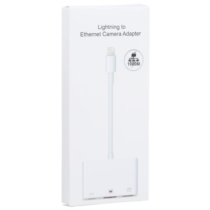 NK-107 3 in 1 8 Pin Male to USB + 1000M Ethernet + 8 Pin Power Female Adapter by buy2fix