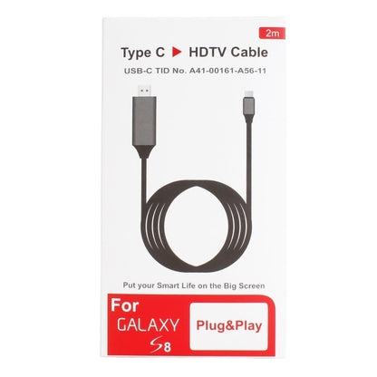 USB-C / Type-C 3.1 to HDMI Converter Adapter Cable, Length: 2m(Black) - USB-C & Type-C Cable by buy2fix | Online Shopping UK | buy2fix