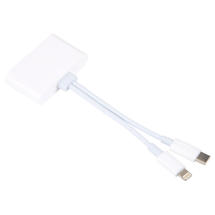 NK-109Pro USB-C/Type-C+8 Pin to USB+3.5mm+USB-C/Type-C Multifunctional Audio Adapter by buy2fix