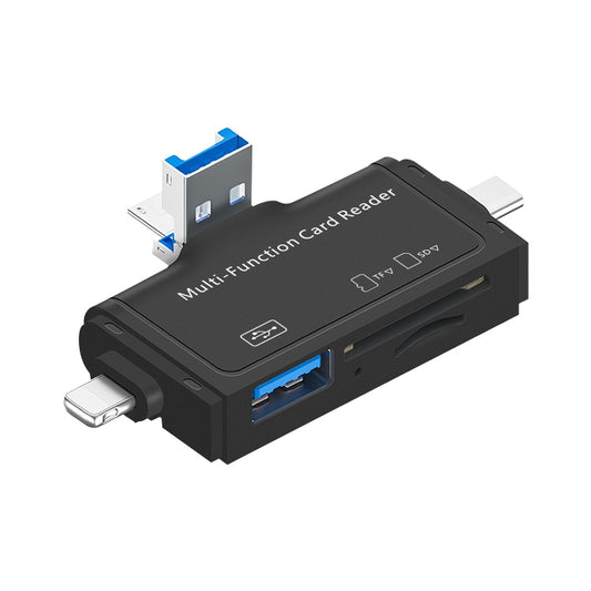7 In 1 USB 3.0 Card Reader (Black) - U Disk & Card Reader by buy2fix | Online Shopping UK | buy2fix