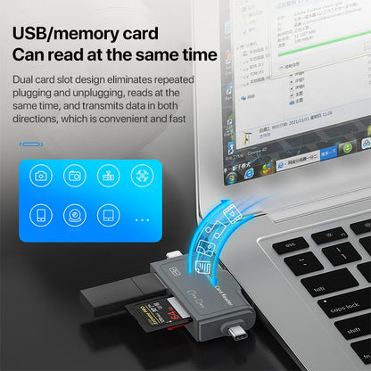 7 In 1 USB 3.0 Card Reader (Black) - U Disk & Card Reader by buy2fix | Online Shopping UK | buy2fix