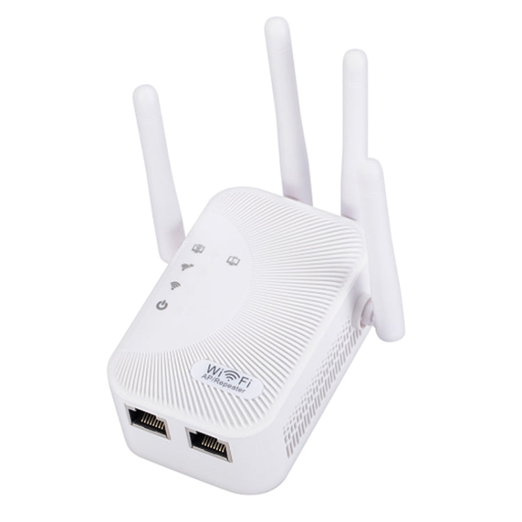 SM-010 Four-antenna 300M Repeater WiFi Wireless Router (US Plug) by buy2fix