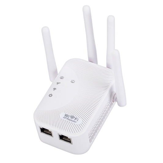SM-010 Four-antenna 300M Repeater WiFi Wireless Router (US Plug) by buy2fix