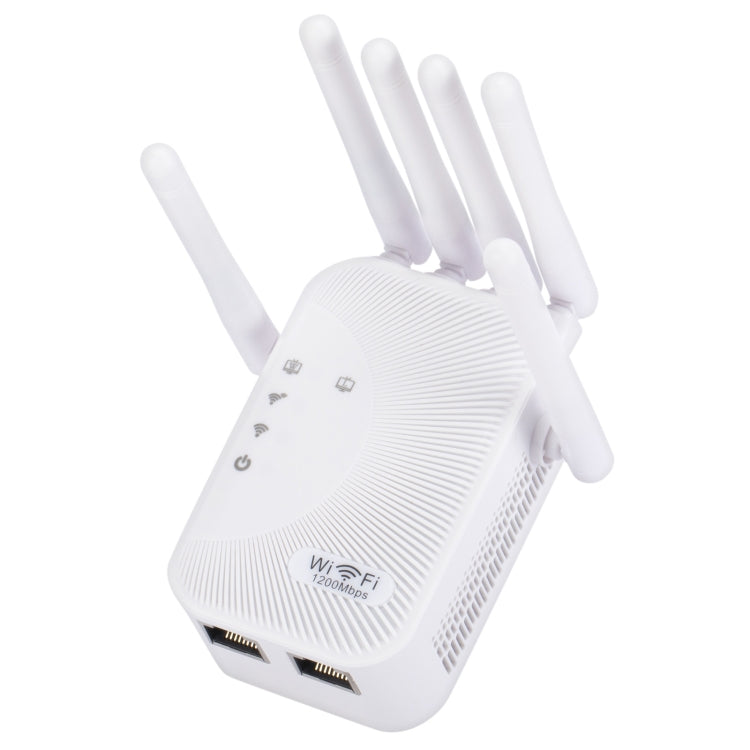 SM-011 Six-antenna 1200M Repeater WiFi Wireless Router (US Plug) by buy2fix