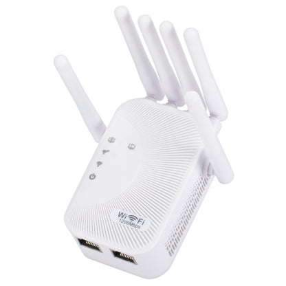 SM-011 Six-antenna 1200M Repeater WiFi Wireless Router (US Plug) by buy2fix