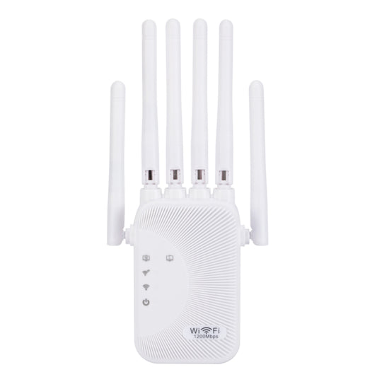 SM-011 Six-antenna 1200M Repeater WiFi Wireless Router (US Plug) by buy2fix