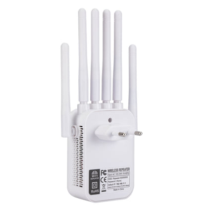 SM-011 Six-antenna 1200M Repeater WiFi Wireless Router (US Plug) by buy2fix