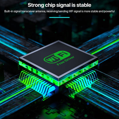 1300Mbps 5G Wireless Network Card Gigabit Dual Band Driver-free USB WiFi Receiver by buy2fix