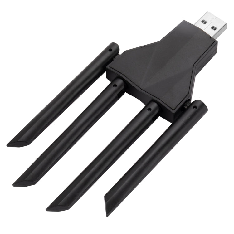 1300Mbps 5G Wireless Network Card Gigabit Dual Band Driver-free USB WiFi Receiver by buy2fix