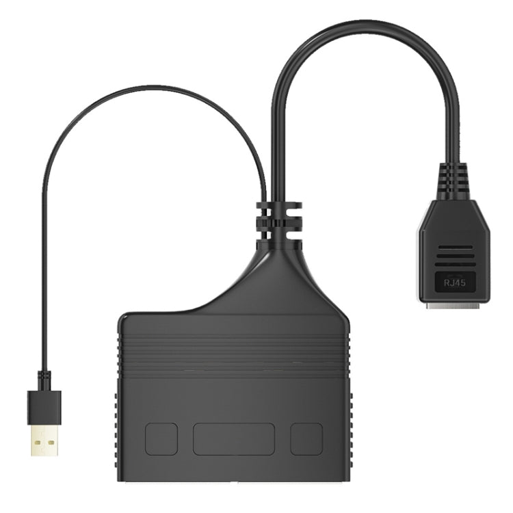 Female RJ45 3 in 1 100M Network Splitter Cable Ethernet Network Coupler by buy2fix