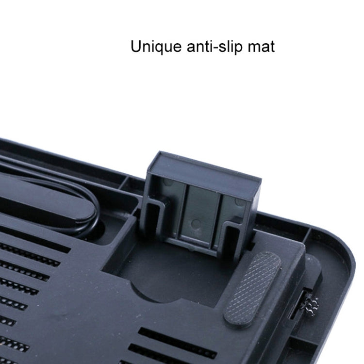 N19 USB Powered Portable Silent Fan Laptop Cooling Pad Stand (Black) by buy2fix