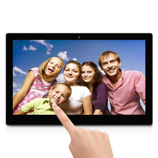 HSD-P537 Touch Screen All in One PC with Holder, 4GB+32GB, 15.6 inch Android 14 RK3576S Octa Core (Black) - All in One PC by buy2fix | Online Shopping UK | buy2fix