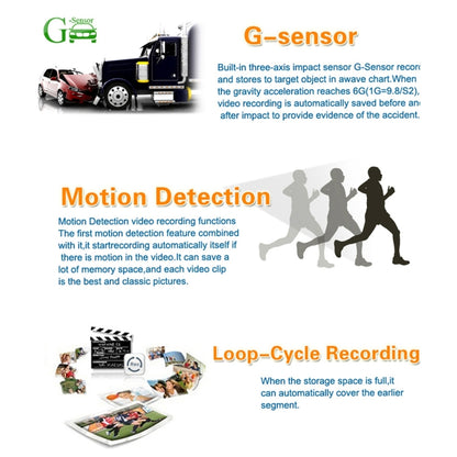 A305 Car DVR Camera 2.45 inch IPS Screen Full HD 1080P 170 Degree Wide Angle Viewing, Support Motion Detection / TF Card / G-Sensor / WiFi / HDMI(Black) by buy2fix