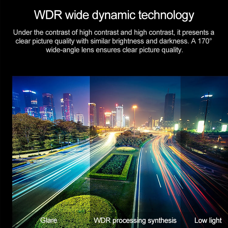 Mini Car DVR Camera Recorder 2.0 inch LCD Screen HD 1080P 170 Degrees Wide Angle Viewing, Support Motion Detection / Infrared Night Vision / TF Card / Mic(Black) by buy2fix