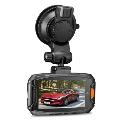 GS90C Car DVR Camera 2.7 inch LCD Screen HD 2304 x 1296P 170 Degree Wide Angle Viewing, Support Motion Detection / TF Card / G-Sensor / HDMI(Black) by buy2fix
