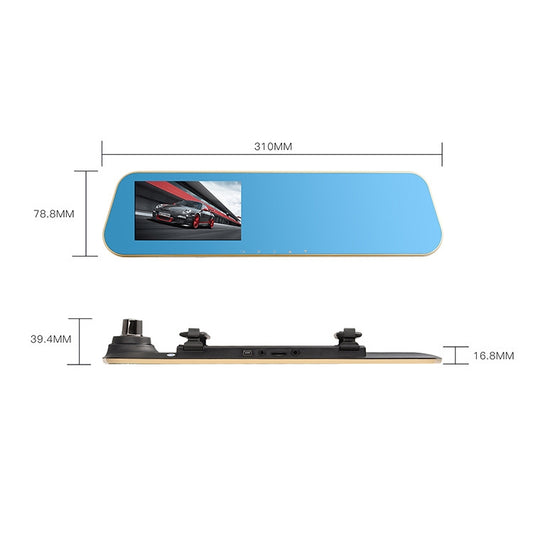 Anytek N8 1080P 4.5 inch IPS Screen Car DVR Driving Recorder - Car DVRs by Anytek | Online Shopping UK | buy2fix