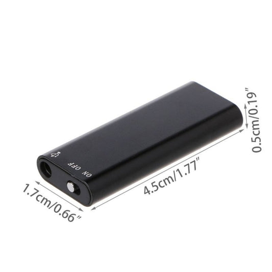 8GB USB Recorder Pen MP3 Player Meeting Listening Class Old Man Memory Pen(Black) - Recording Pen by buy2fix | Online Shopping UK | buy2fix