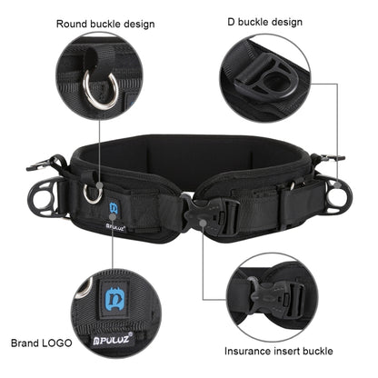 PULUZ 2 in 1 Multi-functional Bundle Waistband Strap + Double Shoulders Strap Kits with Hook for SLR / DSLR Cameras by PULUZ