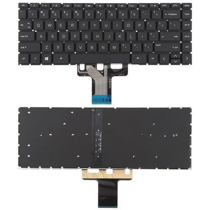 For HP Pavilion X360 14S-DK 14S-DP 14S-DQ 14S-CR 14s-CF 14-CE 14-CF 14S-DF/DK 14-CK 14-CD 14-CM 14S-DR 14S-fr US Version Keyboard with Backlight (Black) - Replacement Keyboards by buy2fix | Online Shopping UK | buy2fix