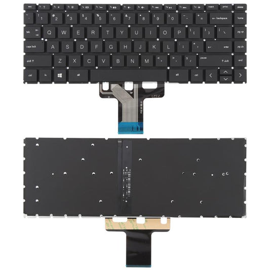 For HP Pavilion X360 14S-DK 14S-DP 14S-DQ 14S-CR 14s-CF 14-CE 14-CF 14S-DF/DK 14-CK 14-CD 14-CM 14S-DR 14S-fr US Version Keyboard with Backlight (Black) - Replacement Keyboards by buy2fix | Online Shopping UK | buy2fix