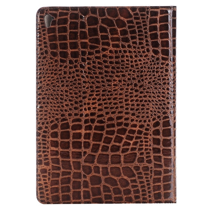 Crocodile Texture  Horizontal Flip Leather Case with Holder & Card Slots & Wallet for iPad Pro 9.7 inch(Brown) - iPad Pro 9.7 inch Cases by buy2fix | Online Shopping UK | buy2fix