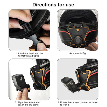 PULUZ Magnetic Quick Release Motorcycle Helmet Chin Strap Mount (Black) by PULUZ