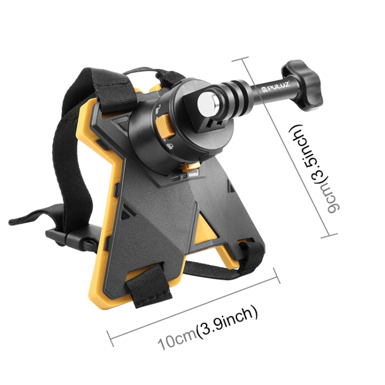 PULUZ Magnetic Quick Release Motorcycle Helmet Chin Strap Mount (Black) by PULUZ