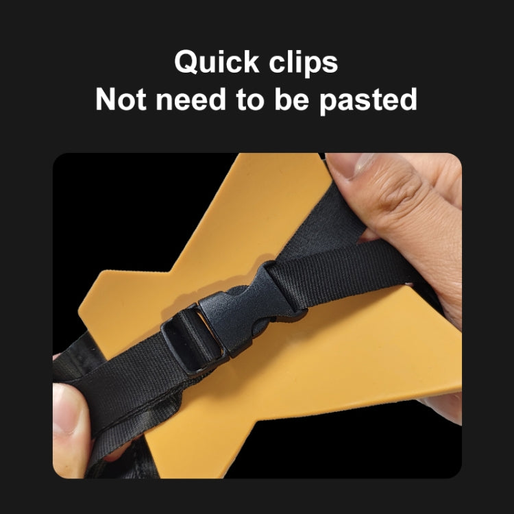 PULUZ Magnetic Quick Release Motorcycle Helmet Chin Strap Mount (Black) by PULUZ