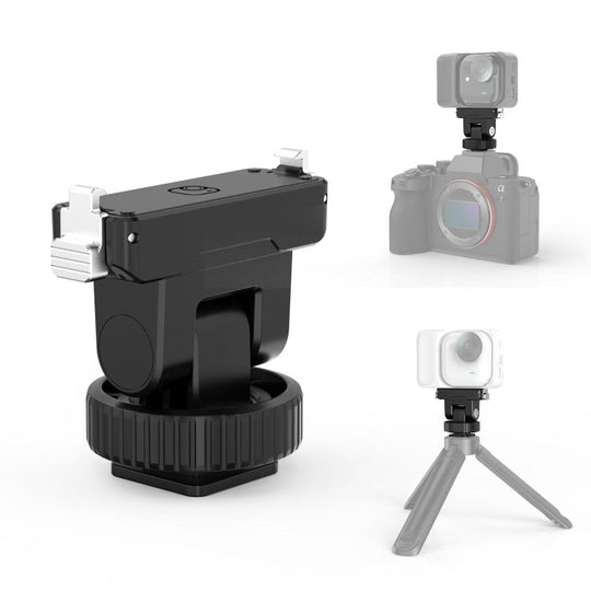 For Insta360 GO  UItra PULUZ Plastic Gimbal Magnetic Quick Release Base Mount (Black)