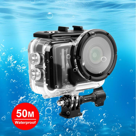 For Insta360 GO Ultra PULUZ 50m Waterproof Case Camera Dive Housing Cover (Transparent)
