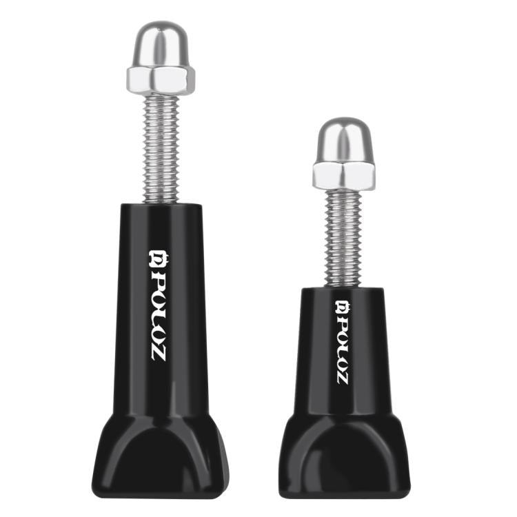 PULUZ Plastic Thumb Knob Standard Long Screw + Short ScrewGoPro, Insta360, DJI and Other Action Cameras(Black) - Screws by PULUZ | Online Shopping UK | buy2fix