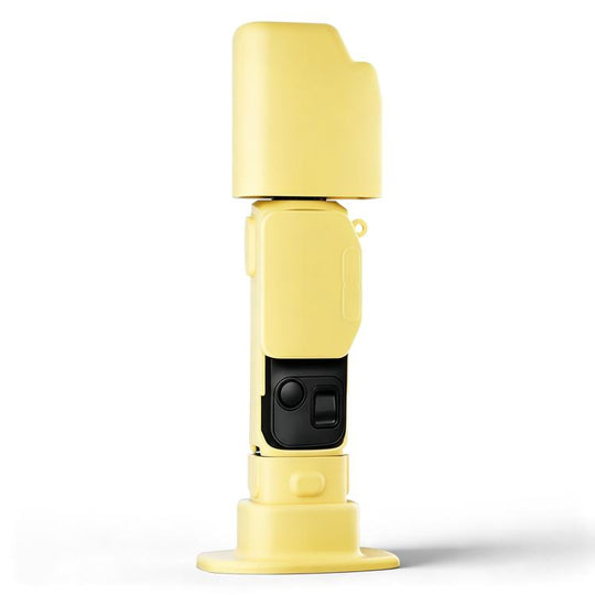 For Insta360 Luna Ultra PULUZ 6-in-1 Silicone Protective Full-Body Camera Case (Yellow)