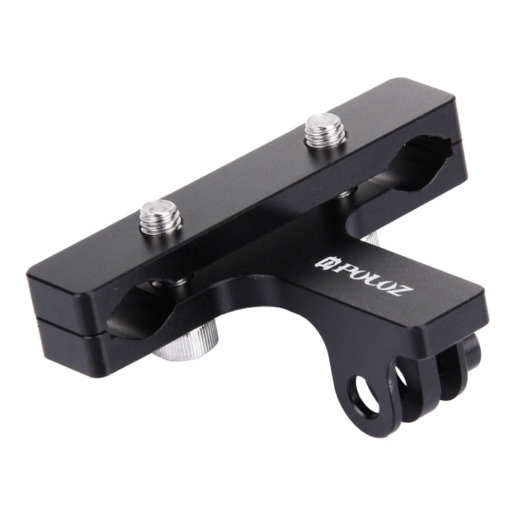 PULUZ Aluminium Alloy Bike Seat Cushion Mount for GoPro, Insta360, DJI and Other Action Cameras(Black) - Bicycle Handlebar Mount by PULUZ | Online Shopping UK | buy2fix