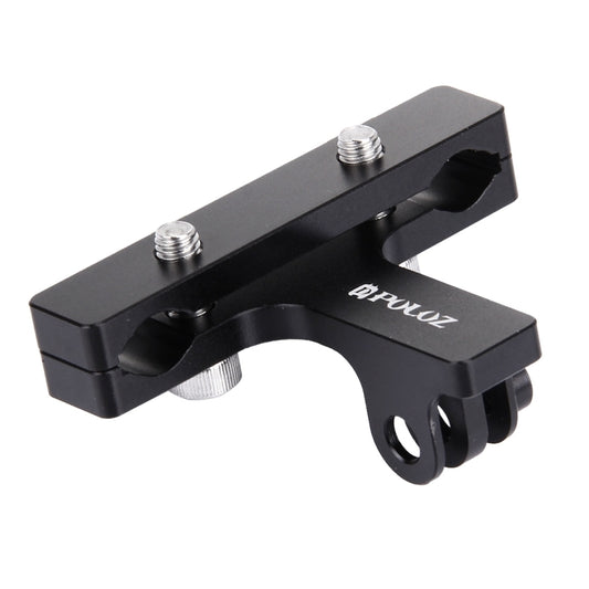 PULUZ Aluminium Alloy Bike Seat Cushion Mount for GoPro, Insta360, DJI and Other Action Cameras(Black) - Bicycle Handlebar Mount by PULUZ | Online Shopping UK | buy2fix