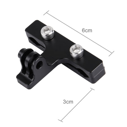 PULUZ Aluminium Alloy Bike Seat Cushion Mount for GoPro, Insta360, DJI and Other Action Cameras(Black) - Bicycle Handlebar Mount by PULUZ | Online Shopping UK | buy2fix