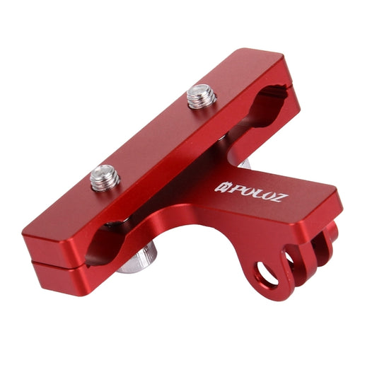 PULUZ Aluminium Alloy Bike Seat Cushion Mount for for GoPro, Insta360, DJI and Other Action Cameras(Red) - Bicycle Handlebar Mount by PULUZ | Online Shopping UK | buy2fix
