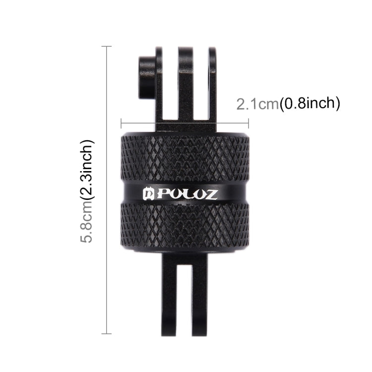 PULUZ 360 Degree Rotation CNC Swivel Pivot Extension Arm Tripod Mount for GoPro, Insta360, DJI and Other Action Cameras - Connection Mount by PULUZ | Online Shopping UK | buy2fix